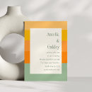 Recherche de orange jaune mariage invitations Boho