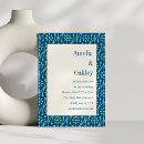 Recherche de floral bleu mariage invitations Vintage