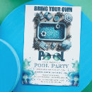 Recherche de piscine invitations Bleu