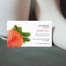 Recherche de fraises rouges cartes visite Agriculteur