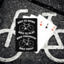 Recherche de cycliste jeux de cartes Drôle