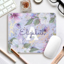 Recherche de typographie vintage tapis souris Floral