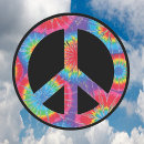 Recherche de hippie autocollants Symbole de paix