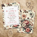 Recherche de florales vintages de mariage invitations Fleurs d'eau