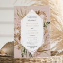 Zoek naar boho huwelijk uitnodigingen Geometrisch