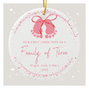 Zoek naar kerstmis ornamenten Familie van drie