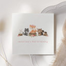 Recherche de animal serviettes Animaux des bois