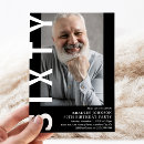 Recherche de adult 60th anniversaire invitations Noir