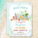 Recherche de beach party invitations Mignon