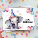 Recherche de éléphant de cirque vœux cartes Drôle