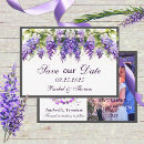 Recherche de wisteria wedding save the dates Élégant