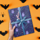 Recherche de halloween papier cadeau Violet