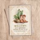 Recherche de cowboy occidental invitations Cactus du désert