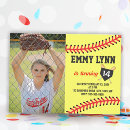 Recherche de softball invitations Fille