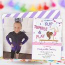 Recherche de gymnastique de filles invitations Violet