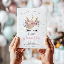 Recherche de licorne invitations Fête de licorne