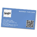 Recherche de bleu simple cartes visite Logo