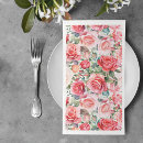 Recherche de fleurs pastel serviettes Fleurs rose pâle