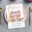 Recherche de parisien anniversaire invitations Paris tea party