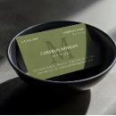 Recherche de monogramme design cartes visite Professionnel
