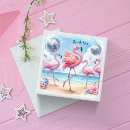 Recherche de flamingo autocollants Fête d'été