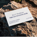 Recherche de enquête privée cartes visite Professionnel