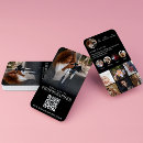 Recherche de modèle fait sur commande cartes visite De avec code qr