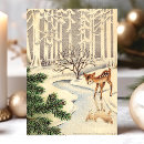 Recherche de vintage deer christmas vœux cartes Vacances
