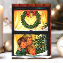 Recherche de fenêtre noël cartes Rétro