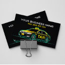 Recherche de chauffeur de taxi jaune cartes visite Uber