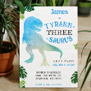 Recherche de dinosaures drôles invitations Boy