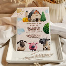 Recherche de farm 1ans anniversaire invitations Mignon