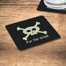 Recherche de jolly roger dessous de verres Croisé