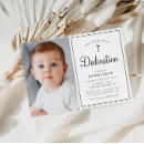 Recherche de cérémonie chrétienne invitations Noir et blanc