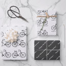 Recherche de vélo sport papier cadeau Rétro