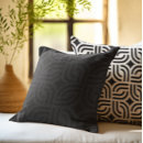 Recherche de gris noir coussins Géométrique