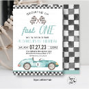 Recherche de race car 1ans anniversaire invitations Course automobile