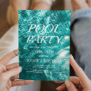 Recherche de piscine party invitations Fête du pool