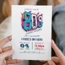 Recherche de 80s invitations Fête des années 80