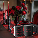 Recherche de coeur gothique tasses Noir