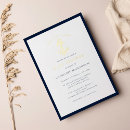 Recherche de garçons invitations Bleu marine