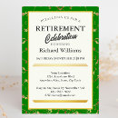 Recherche de green gold invitations Parti de retraite
