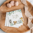 Recherche de safari baby shower serviettes Girafe