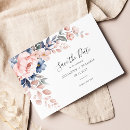 Recherche de pink floral save the dates Rustique