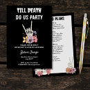 Recherche de mort invitations Bride