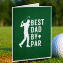 Recherche de golf fête des pères cartes Typographie