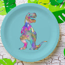 Recherche de t rex assiettes Préhistorique