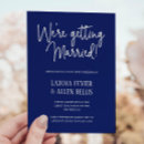 Recherche de nous nous marions invitations Bleu
