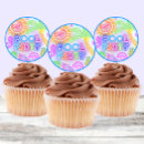 Recherche de toppers autocollants Toppers de cupcake