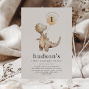 Recherche de dinosaure 1ans anniversaire invitations 1er anniversaire garçon